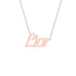 Gold Name Necklace - Lior